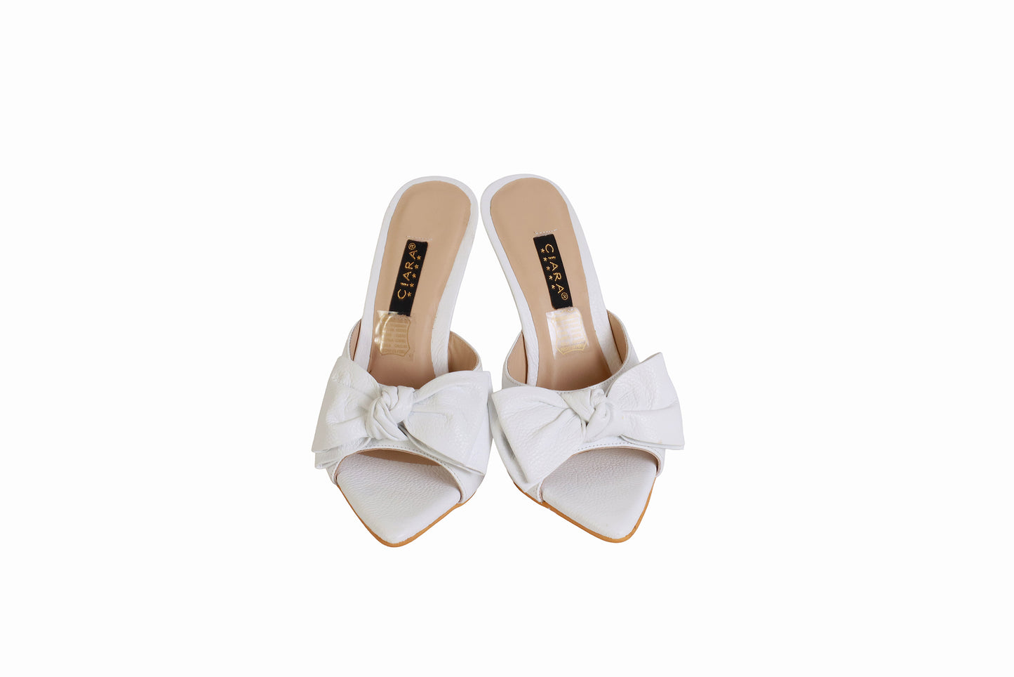 Sueco Rondini Blanco con Lazo | Taco 10 cm