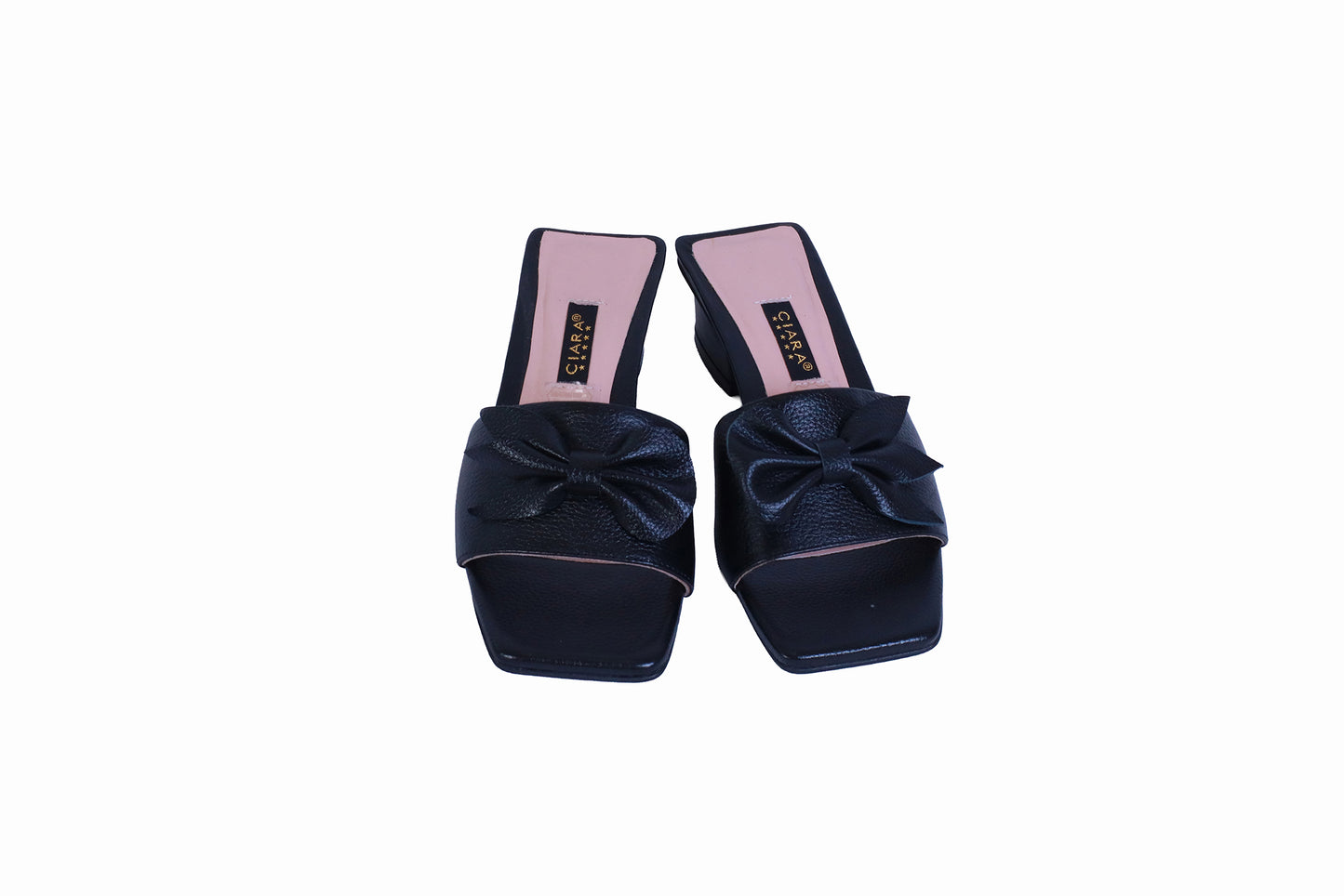 Sandalia Rondini Negro con Lazo | Taco 5 cm