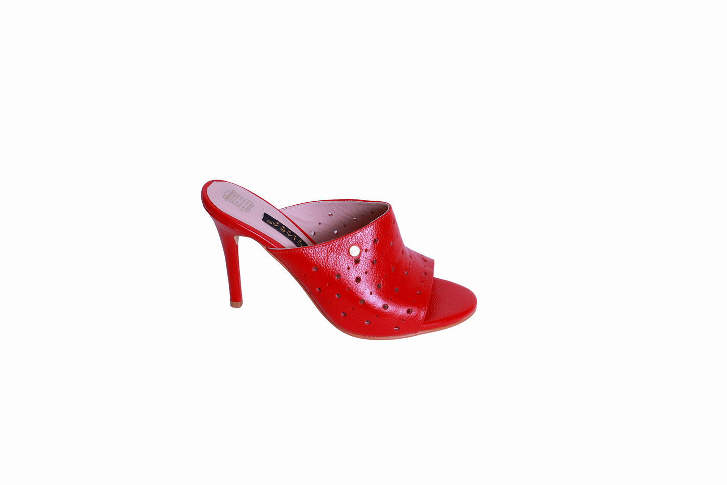 Sueco Picado Rondini Rojo | Taco 9 cm
