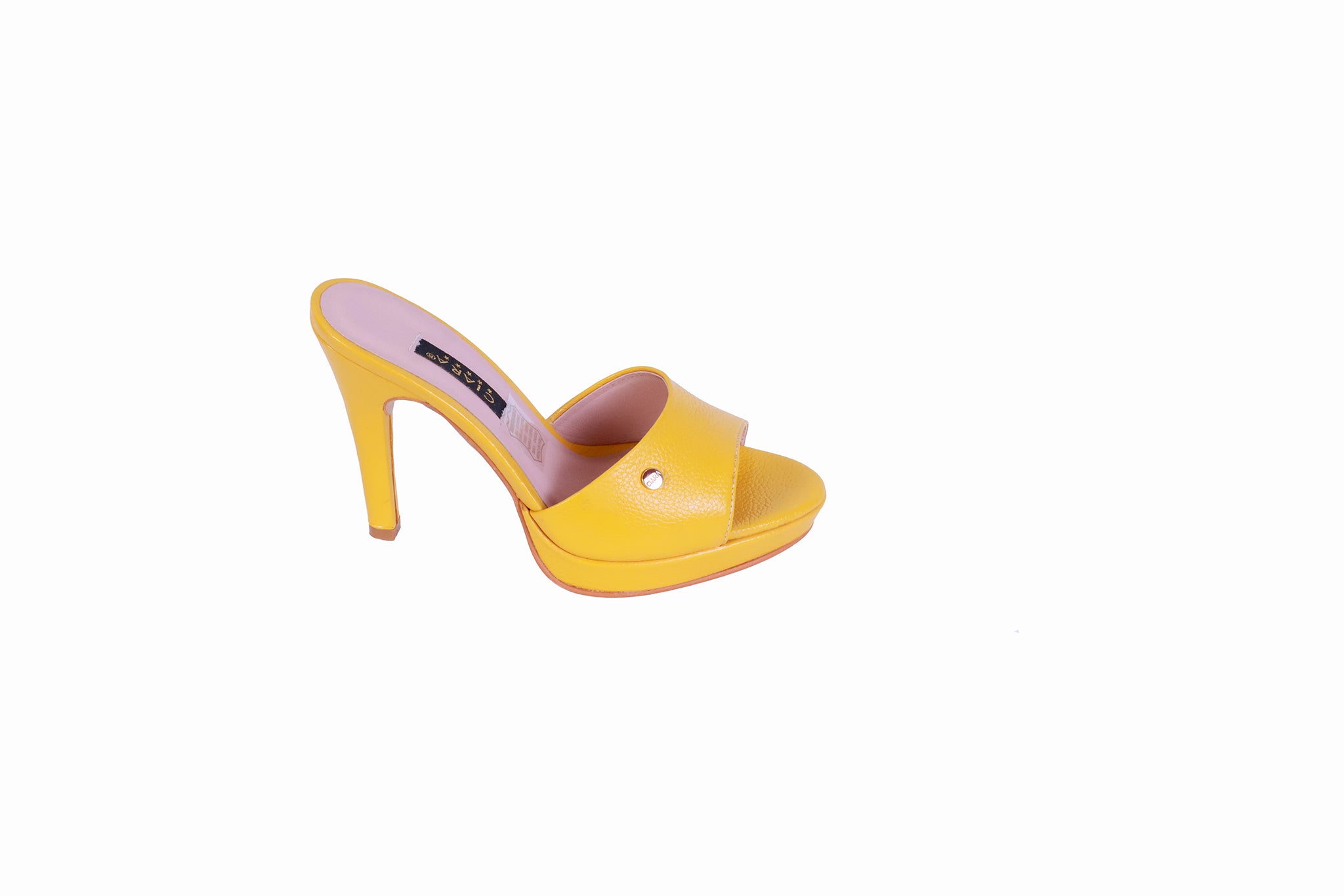 Sandalia Plataforma Rondini Amarillo | Taco 9 cm