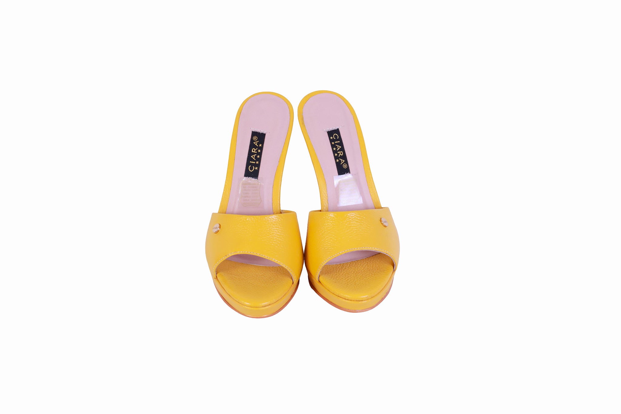 Sandalia Plataforma Rondini Amarillo | Taco 9 cm