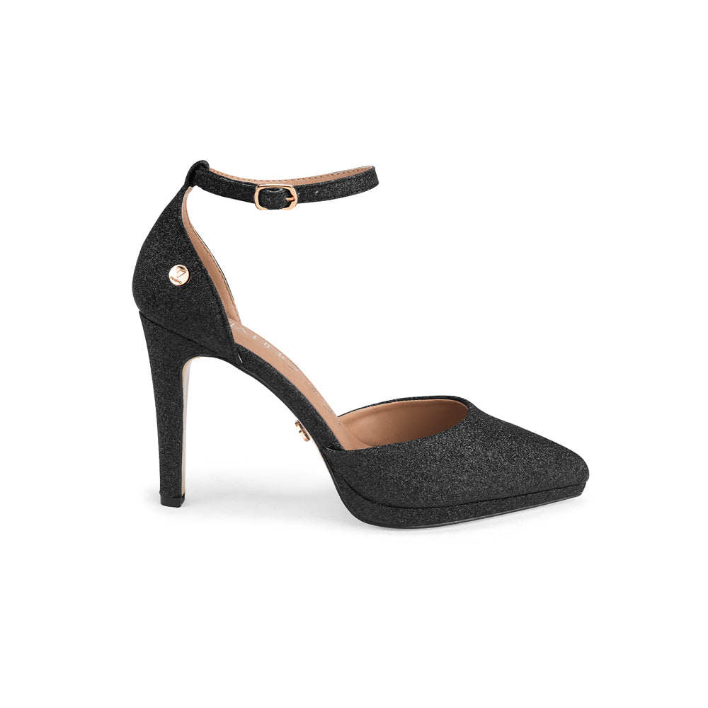 Media Estación Negra con Correa | Taco Alto