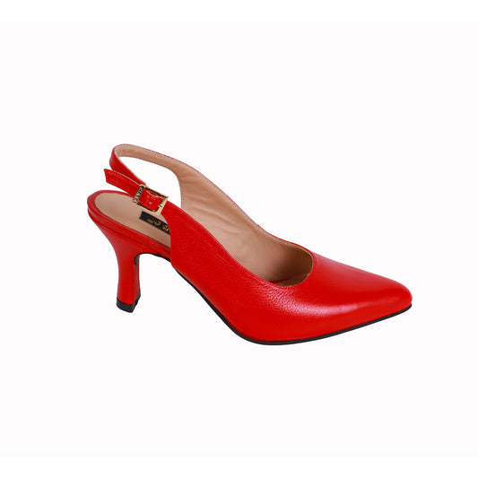 Slingback Rondini Natural Taco 7 cm