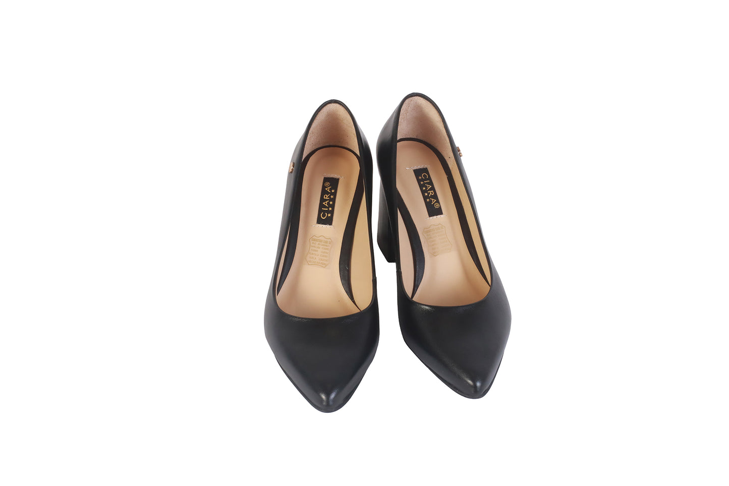Stiletto Napa Negro | Taco Ancho 7 cm