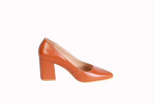 Stiletto Napa Natural | Taco Ancho 7 cm