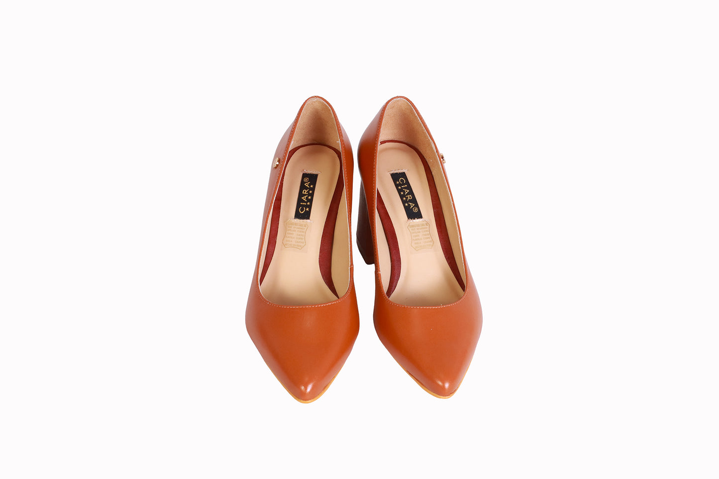 Stiletto Napa Natural | Taco Ancho 7 cm