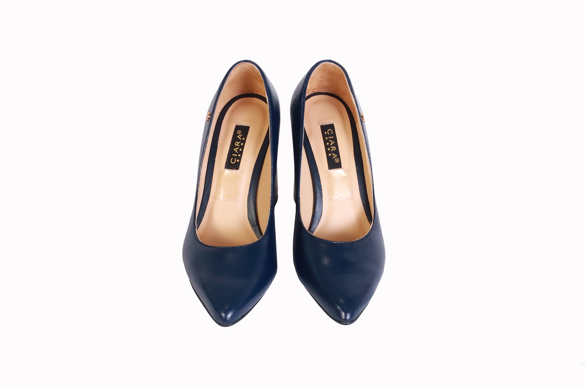 Stiletto Rondini Azul Marino | Taco Ancho 9 cm