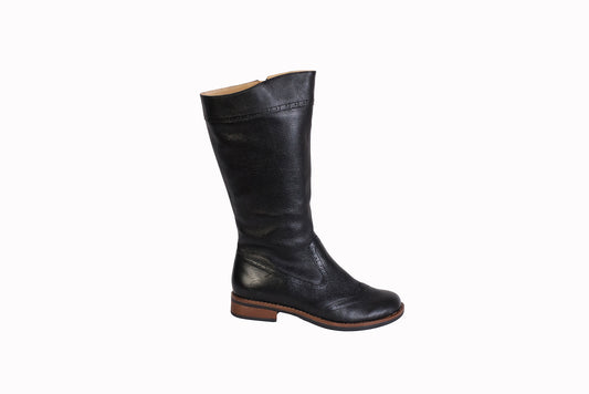 Bota Picado Americano Rondini Negro | Taco 2 cm