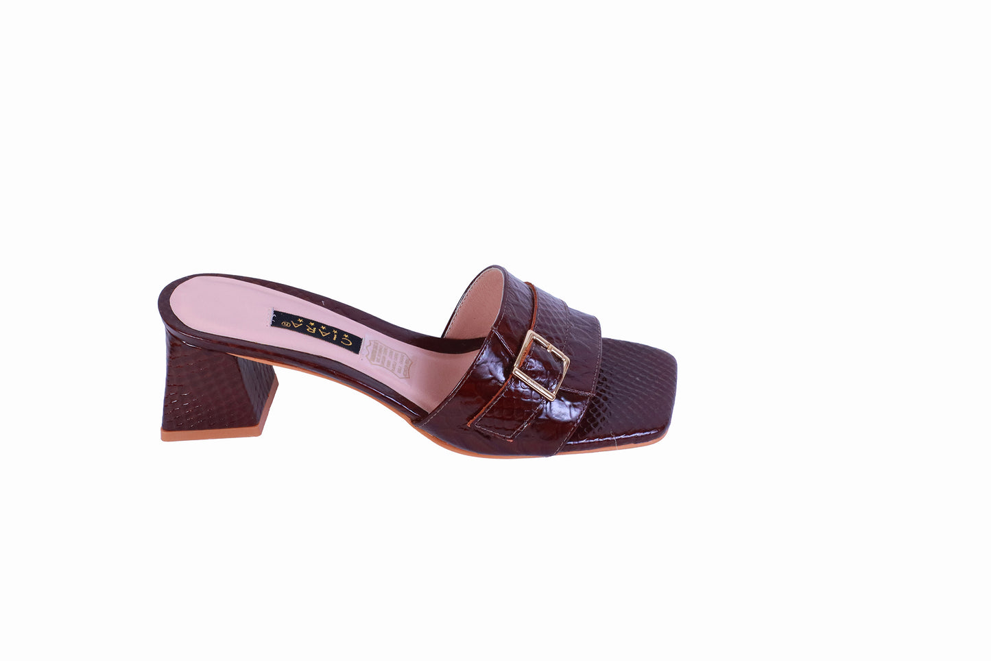 Sandalia Anatal Luxus Canela | Taco Ancho 5 cm