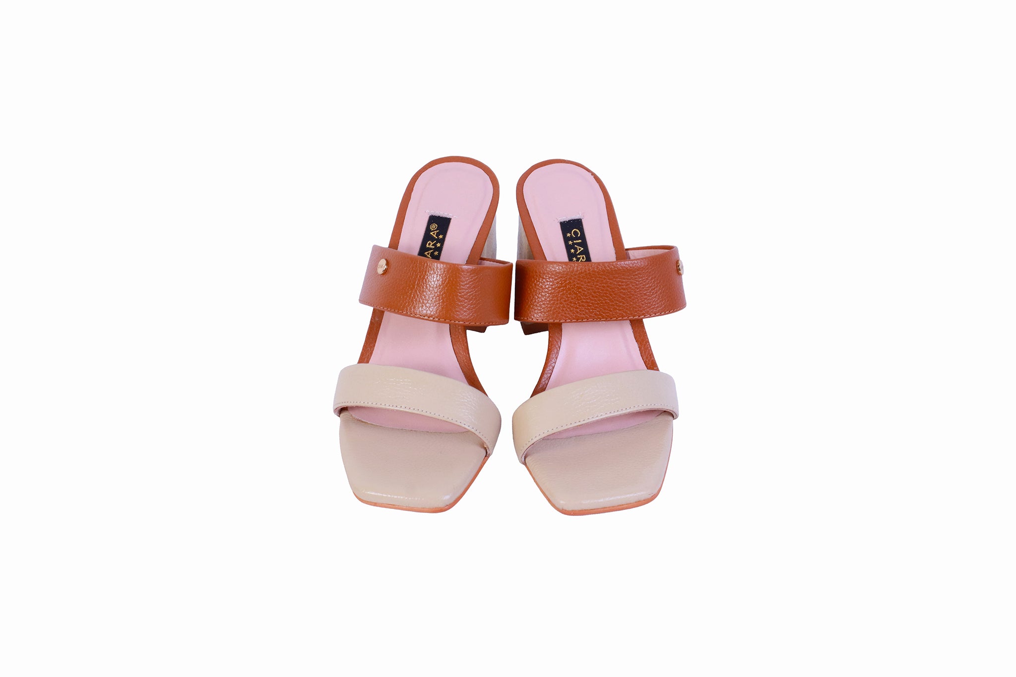 Sandalia Rondini Pele & Natural | Taco Ancho 7 cm